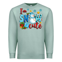 Seafoam i'm snow cute Premium Sweatshirt - texasbilliewilder