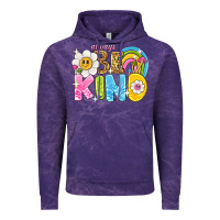 Cloud Purple always be kind Vintage Hoodie - NancyCooperArtShop