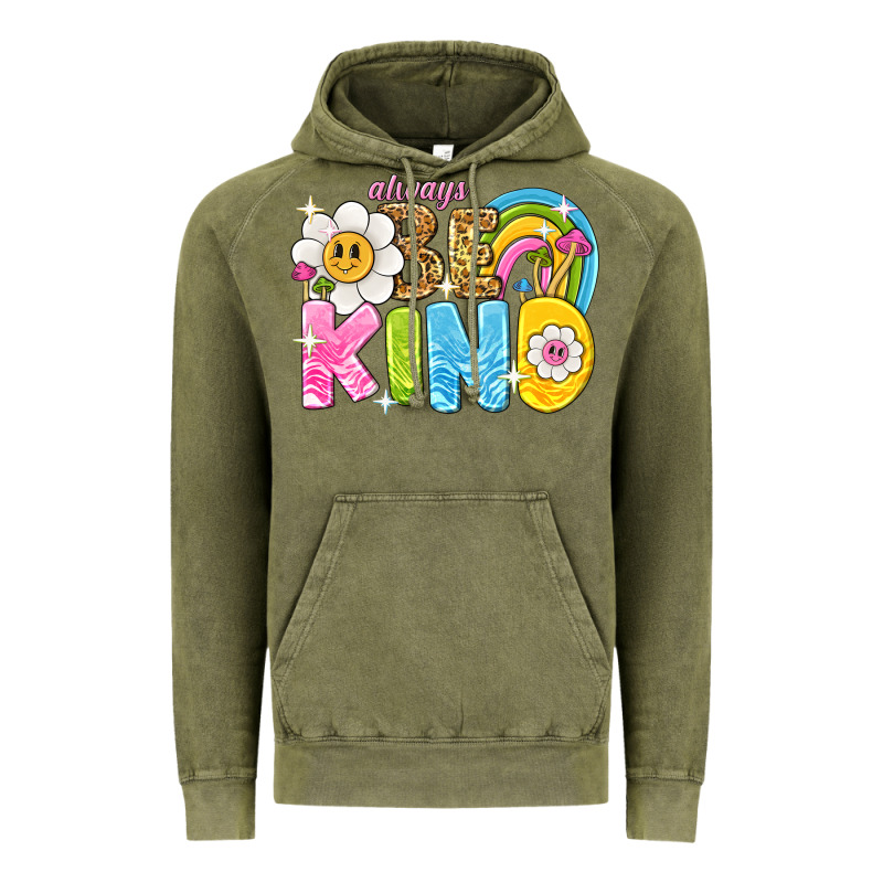 Always Be Kind Vintage Hoodie by NancyCooperArtShop | Teevron