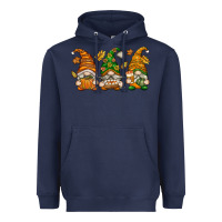 Navy Fall Gnomes Heavyweight Hoodie - texasbilliewilder