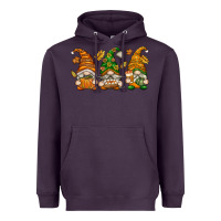 Plum Fall Gnomes Heavyweight Hoodie - texasbilliewilder