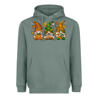 Sage Fall Gnomes Heavyweight Hoodie - texasbilliewilder