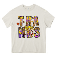 Cream give thanks Heavy Core Tee - CowhideDigitalArt