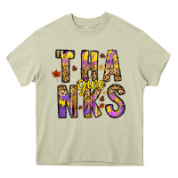 Mossy give thanks Heavy Core Tee - CowhideDigitalArt