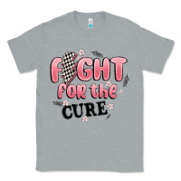 Heather Grey fight for the cure Classic Tee - MaliasSmallBusiness