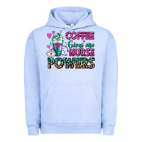 Pigment Grape Ice Coffee Gives Me Nurse Powers Urban Hoodie - FaDigitalArtStudio