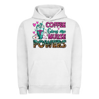 Pigment Lunar Rock Coffee Gives Me Nurse Powers Urban Hoodie - FaDigitalArtStudio