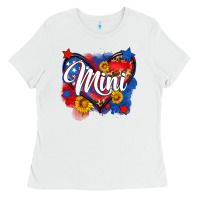 White American mini heart Ladies Tee - Neo Western