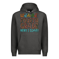 Charcoal Heather watch out fourth grade here i come! Premium Hoodie - JahusDesignShop