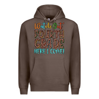 Coffee watch out fourth grade here i come! Premium Hoodie - JahusDesignShop