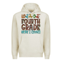 Oatmeal Heather watch out fourth grade here i come! Premium Hoodie - JahusDesignShop