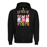 Chillin' With My Peeps Zipper Hoodie | Teevron