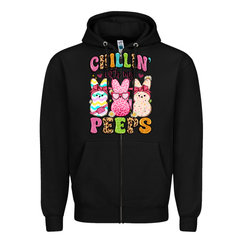 Chillin' With My Peeps Zipper Hoodie by Artiststas | Teevron