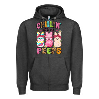 Charcoal Heather chillin' with my peeps Zipper Hoodie - Artiststas