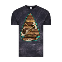 Cloud Black cowhide wooden arrowhead Vintage Tee - Jasminsmagicworld
