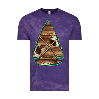 Cloud Purple cowhide wooden arrowhead Vintage Tee - Jasminsmagicworld