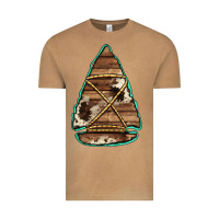 Cowhide Wooden Arrowhead Vintage Tee | Teevron