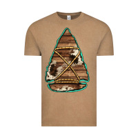 Vintage Coffee cowhide wooden arrowhead Vintage Tee - Jasminsmagicworld