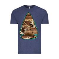 Vintage Denim cowhide wooden arrowhead Vintage Tee - Jasminsmagicworld
