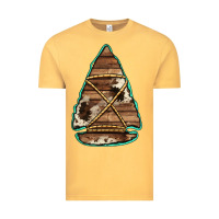 Vintage Mustard cowhide wooden arrowhead Vintage Tee - Jasminsmagicworld