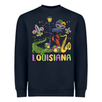 Louisiana Mardi Gras Heavyweight Sweatshirt | Teevron