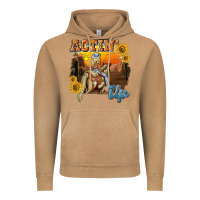 Vintage Camel actinup with cowgirl Vintage Hoodie - NancyCooperArtShop