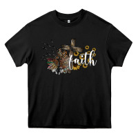 Black faith Heavy Core Tee - SublimationCraftShop