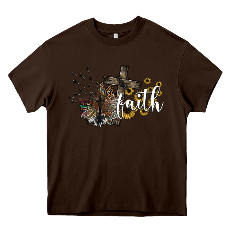 Faith Heavy Core Tee by SublimationCraftShop | Teevron