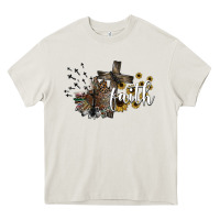 Cream faith Heavy Core Tee - SublimationCraftShop
