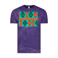 Cloud Purple aztec pattern background 3200x2400 Vintage Tee - AdoDesignShop