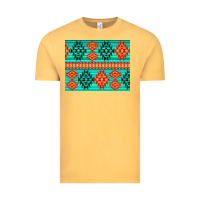 Vintage Mustard aztec pattern background 3200x2400 Vintage Tee - AdoDesignShop