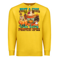 Lemon Just a girl who loves pumpkin spice Premium Sweatshirt - NancyCooperArtShop