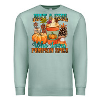 Seafoam Just a girl who loves pumpkin spice Premium Sweatshirt - NancyCooperArtShop