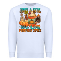 White Just a girl who loves pumpkin spice Premium Sweatshirt - NancyCooperArtShop