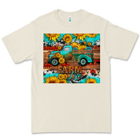Bone western farm life truck sunflowers  mousepad Premium Tee - HRA Design Shop