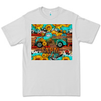 Western Farm Life Truck Sunflowers  Mousepad Premium Tee | Teevron