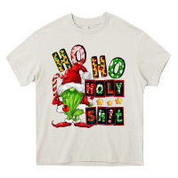 Cream ho ho holy shit Heavy Core Tee - FaDigitalArtStudio
