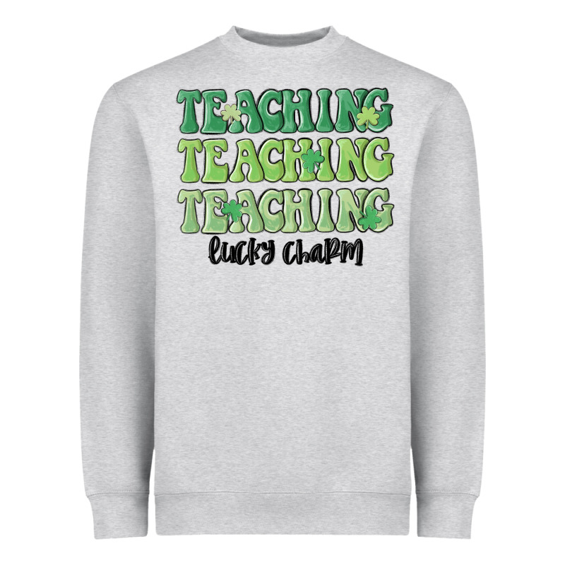 Teaching Lucky Charm Heavyweight Sweatshirt by MaliasSmallBusiness | Teevron