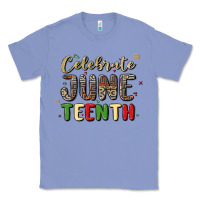 Colony Blue celebrate juneteenth Classic Tee - MaliasSmallBusiness