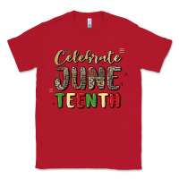 Red celebrate juneteenth Classic Tee - MaliasSmallBusiness