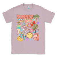 Lilac retro summer Classic Tee - JahusDesignShop