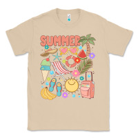 Mushroom retro summer Classic Tee - JahusDesignShop