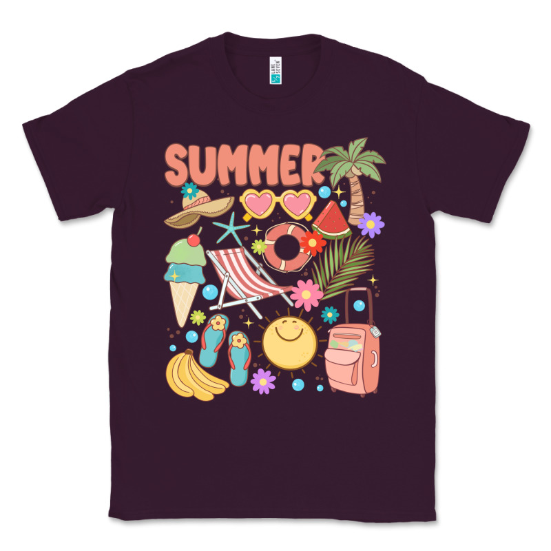 Retro Summer Classic Tee by JahusDesignShop | Teevron