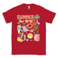 Red retro summer Classic Tee - JahusDesignShop
