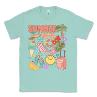 Seafoam retro summer Classic Tee - JahusDesignShop