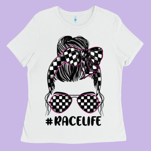 Race Life Ladies Tee Designed By Jahusdesignshop