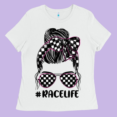 Race Life Ladies Tee Designed By Jahusdesignshop