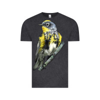 Vintage Black yellow rumped warbler Vintage Tee - LillyAllenDesigns