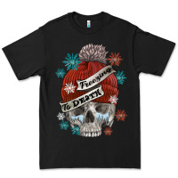 Black freezing to death skull Premium Tee - FaDigitalArtStudio