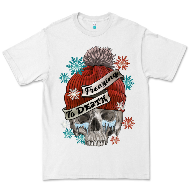 Freezing To Death Skull Premium Tee by FaDigitalArtStudio | Teevron
